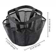 TheLAShop 8-Pocket Shower Caddy Mesh Quick Dry Travel Tote