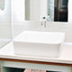 Aquaterior Rectangle Vessel Sink with Popup Drain & Tray 16"x12"