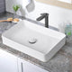 TheLAShop Bathroom Rectangular Porcelain Sink w/ Drain 23x13"