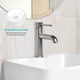 TheLAShop White Vessel Sink Ceramic Raised Sink 19x15