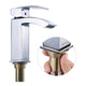 Aquaterior Bathroom Faucet Single Handle Square Hot & Cold 7"H