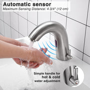 Aquaterior Motion Sensor Touchless Faucet Hot & Cold 7"