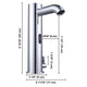 Aquaterior Motion Sensor Touchless Faucet Hot & Cold 10"