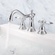 Aquaterior Widespread Bathroom Sink Faucet 2-Handle 6"H