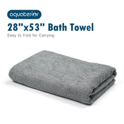 TheLAShop Hotel Bath Towel Grey 28"x53" Spun Cotton 380gsm