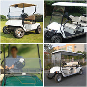 TheLAShop EZGO TXT 1995-2013 Folding Acrylic Golf Cart Windshield Clear