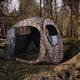 TheLAShop 2-Person Pop Up Hunting Blind Tent Camo w/ Carrying Bag