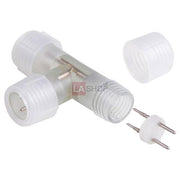 TheLAShop 10pcs 1/2" 2 Wire T Compression Connector for Rope Light