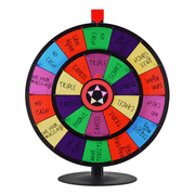 WinSpin 24" Dual Wheels Tabletop Dry Erase Spinning Prize Wheel