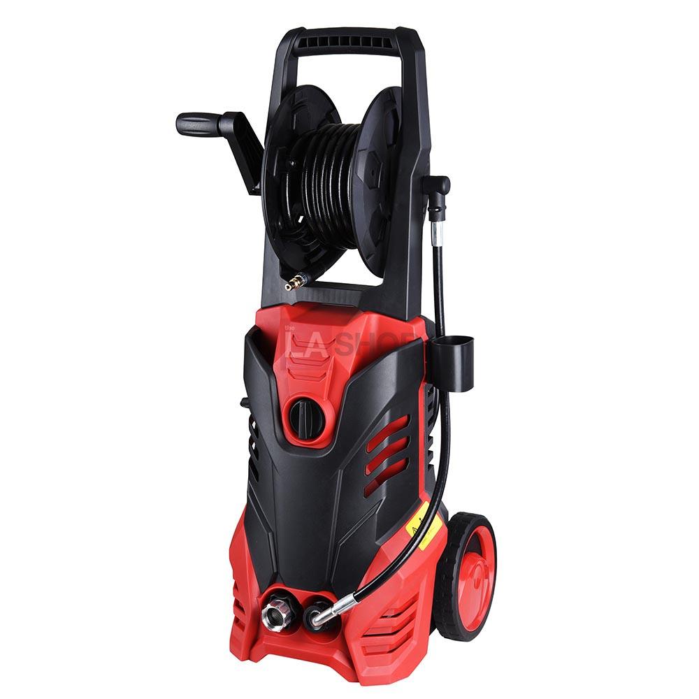TheLAShop Electric Power Washer w/ Hose Reel 3000PSI 5 Nozzles Soap Ta –