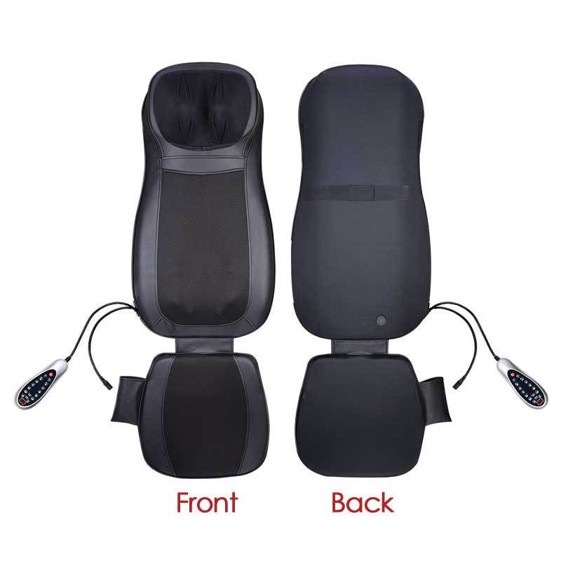 Shiatsu Neck & Back Massager Cushion with Heat - Full Back Kneading Chair Pad