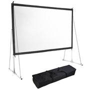 TheLAShop 135" 16:9 Portable Outdoor Projector Screen w/ Frame Freestanding Bag