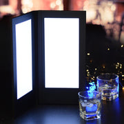 TheLAShop 5-1/2" x 11" Illuminated Folding Menu Cover 2-Panel LED Backlit