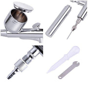 TheLAShop 0.3mm Nozzle Dual Action Gravity Feed Makeup Airbrush
