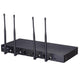 TheLAShop 4 Channel UHF Wireless Microphone System 4 Lapel Mics 262ft