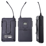 TheLAShop 4 Channel UHF Wireless Microphone System 4 Lapel Mics 262ft
