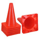 TheLAShop 18" Traffic Safety Cones 6Pcs Fluorescent Red