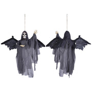 TheLAShop 22x4x20in Light Up Sound Activated Animated Skeleton Props w/ Wings