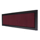 TheLAShop Tabletop Folding Panel Display Board Header Burgundy
